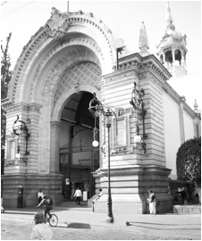 Fachada del Mercado Hidalgo.